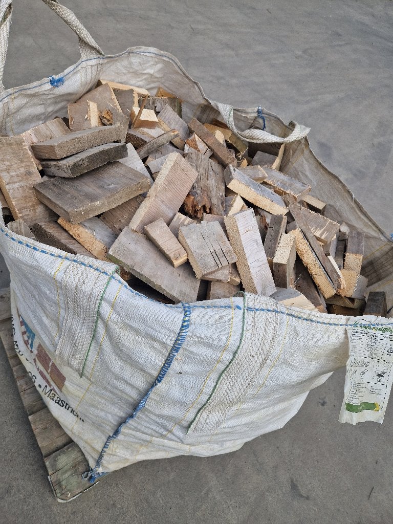 Zak haardhout / kachelhout / haardhout, Tuin en Terras, Haardhout, Minder dan 3 m³, Ophalen, Overige houtsoorten, Blokken