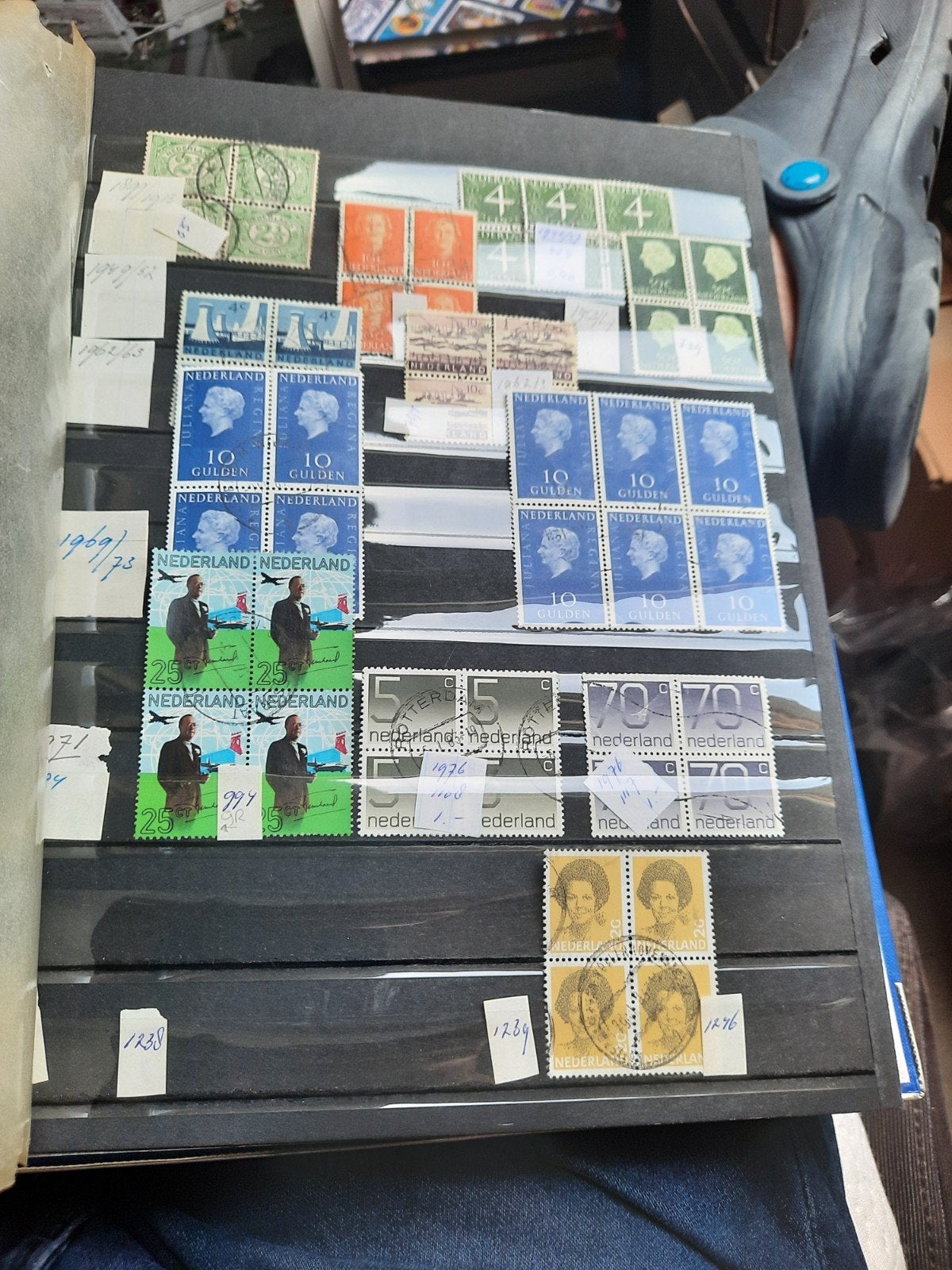 Album met veel blokken van 4 Nederland postfris, Verzenden, Nederland