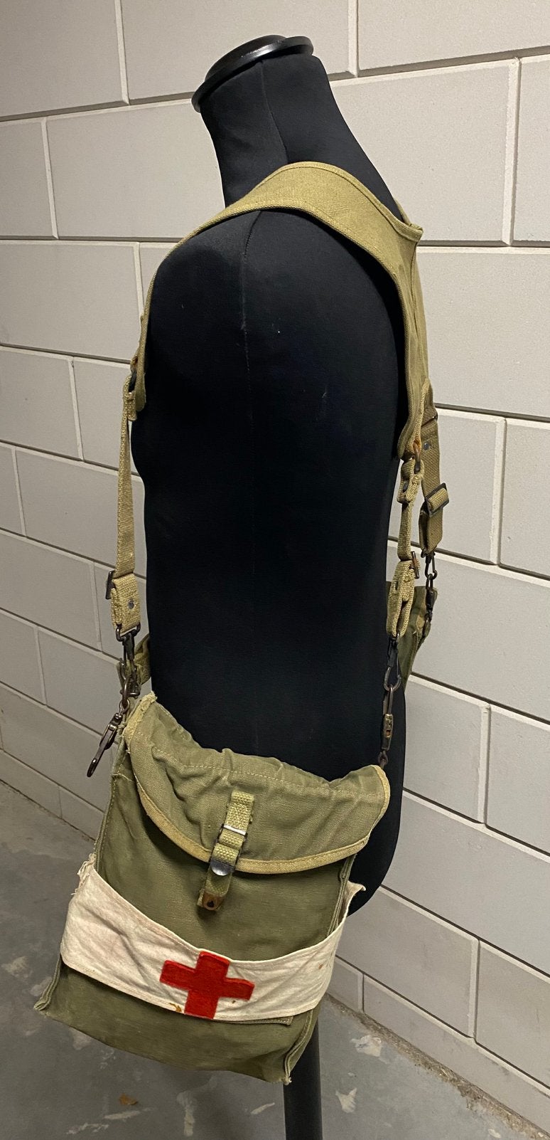 US Medical bags M38 met harnas en inhoud, Ophalen of Verzenden, Amerika