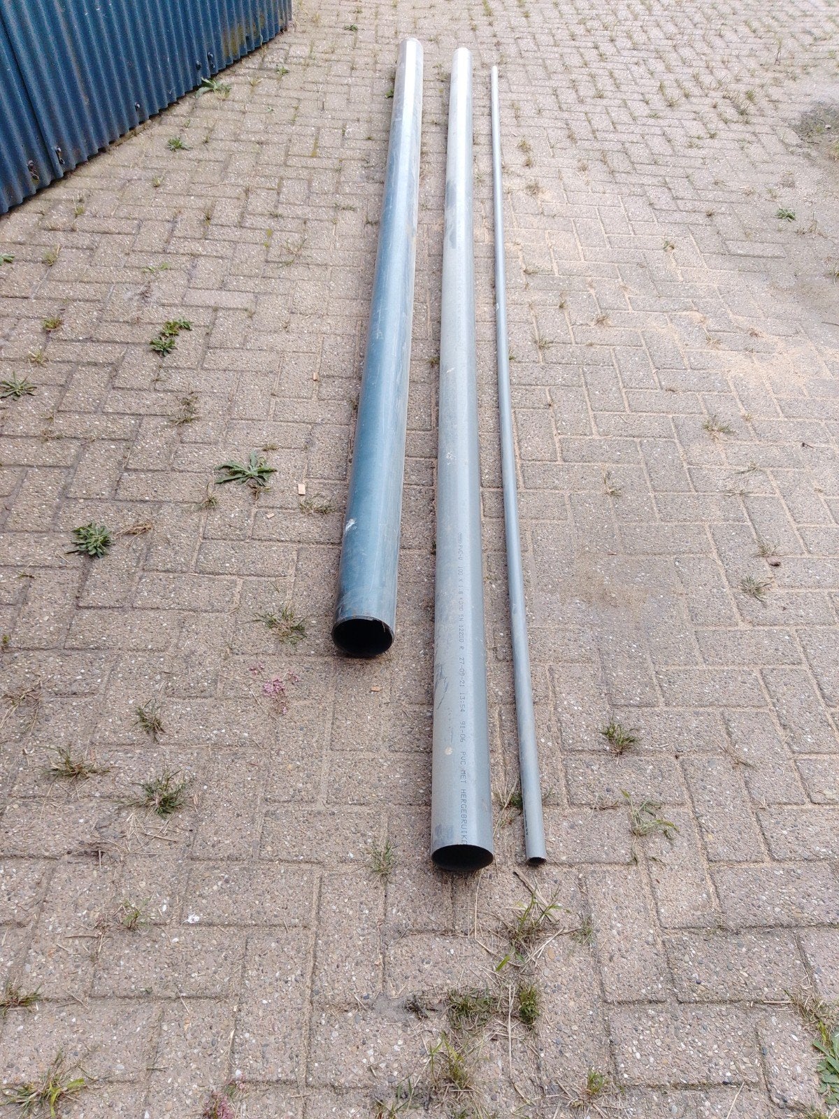 Diverse PVC buizen - Afvoer en rechte buizen, Afvoer, Gebruikt, Pvc, 2 tot 4 meter