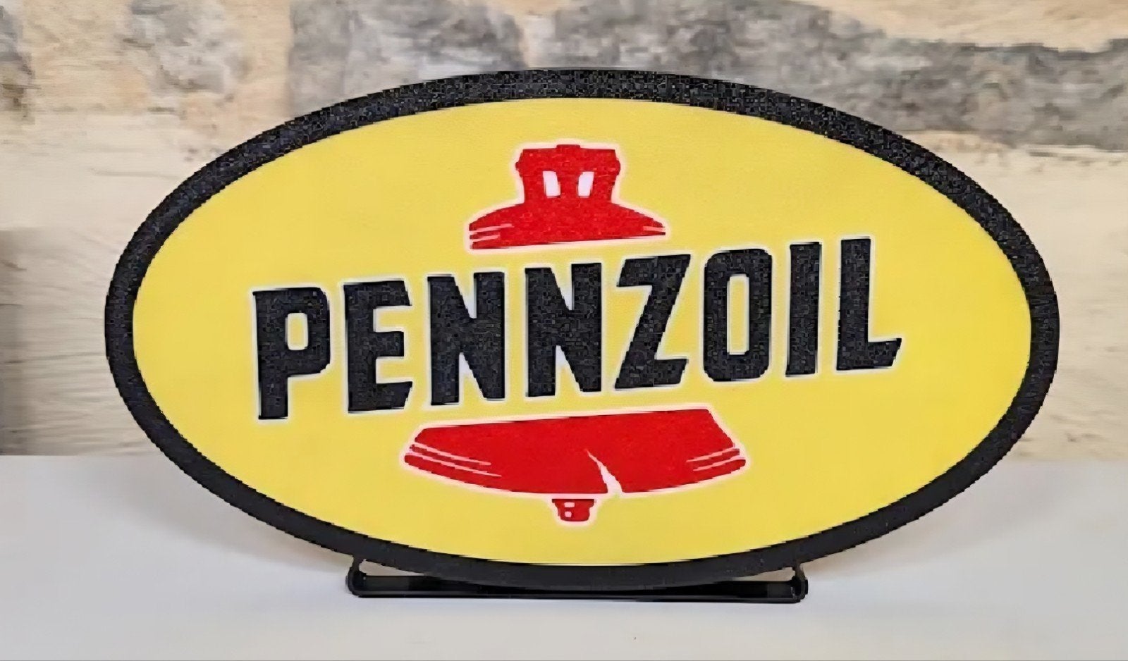 Pennzoil LED Lamp - Reclamebord, Verzamelen, Merken en Reclamevoorwerpen, Ophalen of Verzenden