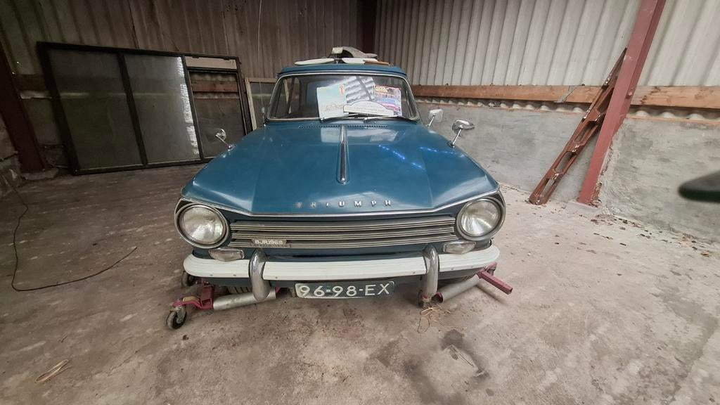 Triumph Herald 1.3 13/60 1968 Blauw, Auto's, 1296 cc, 83 pk, Achterwielaandrijving, Overige modellen