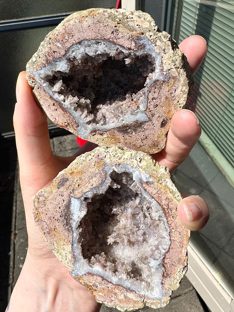 Mexicaanse geode set (edelstenen), Verzamelen, Mineralen en Fossielen, Verzenden, Mineraal
