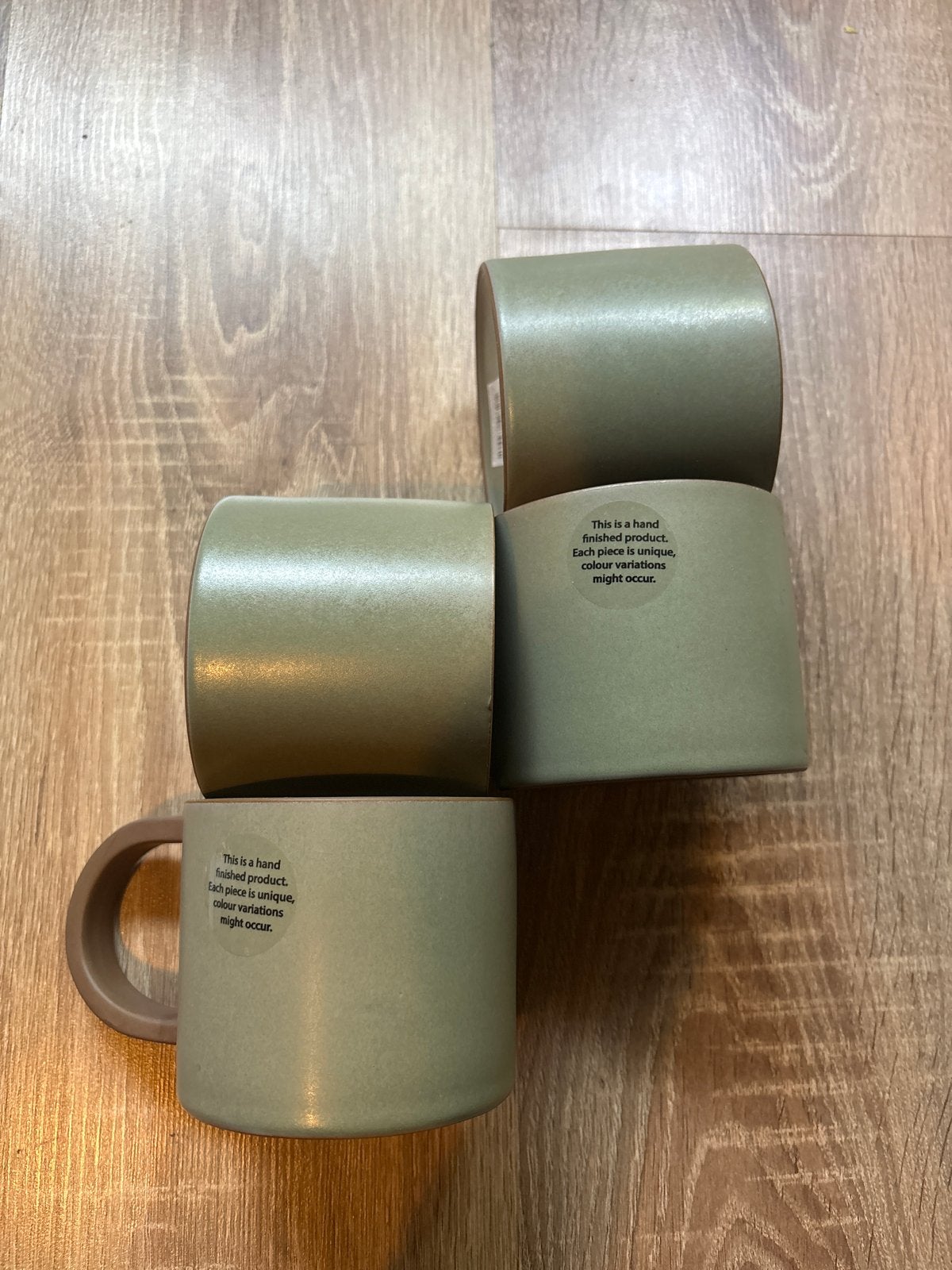 Groene kopjes, Huis en Inrichting, Keuken | Servies, Ophalen, Nieuw, Overige stijlen, Kop(pen) en/of Schotel(s)