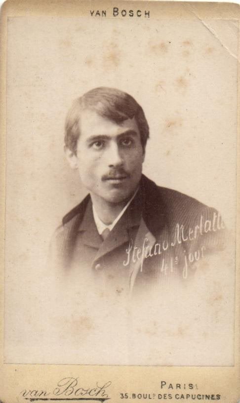 CDV - Stefano Merlatti -Tijdens 41 dag Vastenperiode - Bosch, Gebruikt, Verzenden, Foto, Buitenland