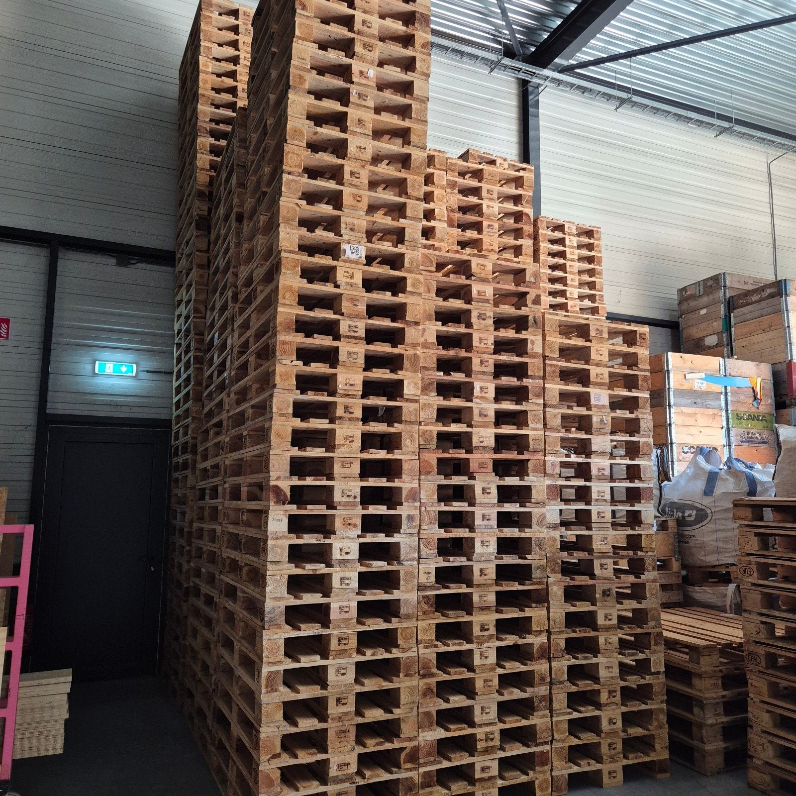 pallets van euro formaat 120X80, Ophalen, Overige houtsoorten, Minder dan 200 cm, Pallet