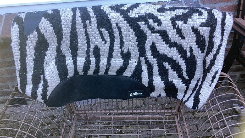Westernpad classic equine, Schokabsorberend, Wit, Overige merken, Overige typen
