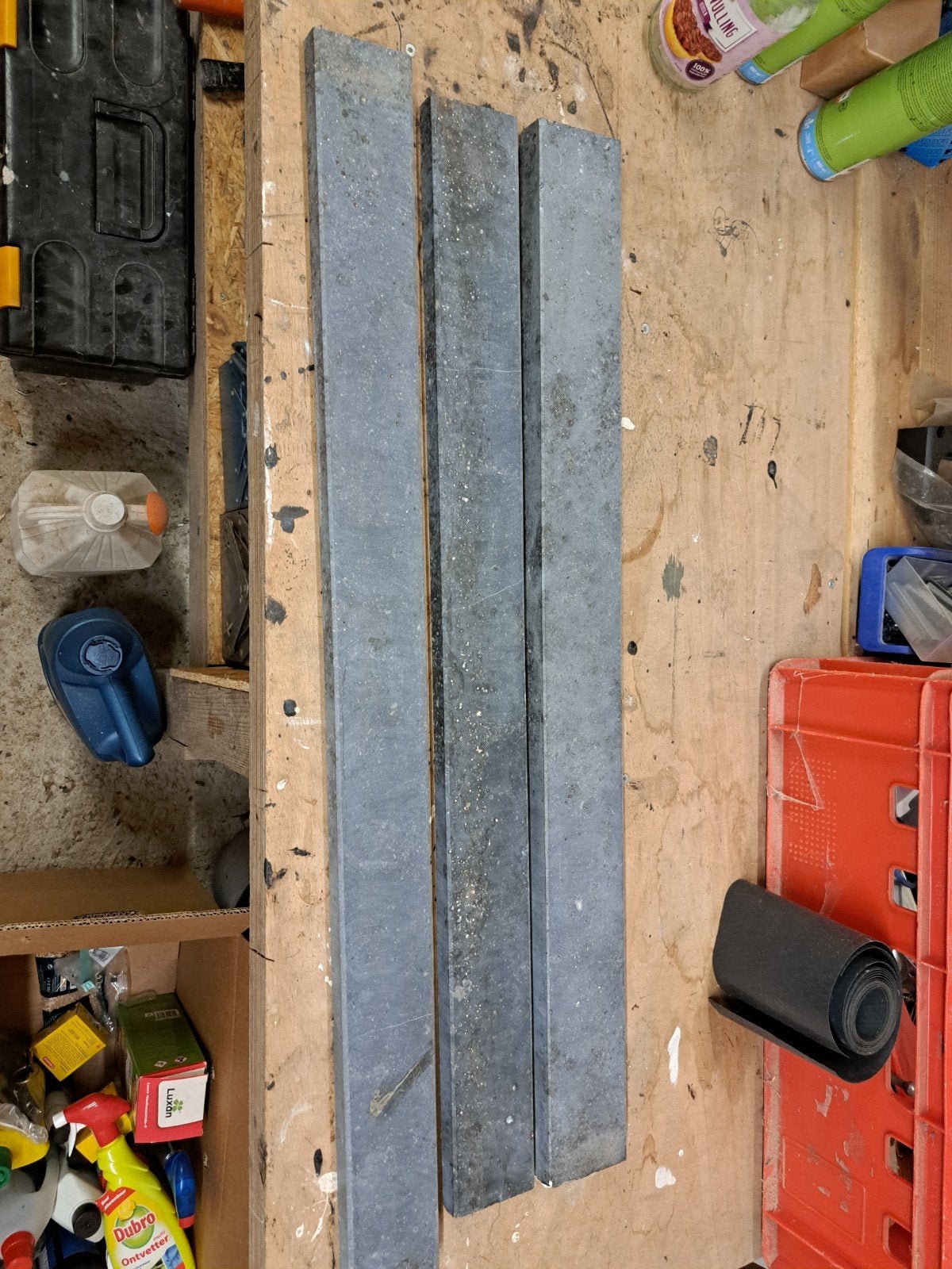 3 hardsteen dorpels, Ophalen, Gebruikt, Hardsteen, Overige typen