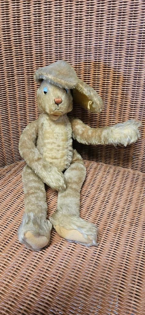Steiff pluche, Lulac, het bungelend konijn, Verzamelen, Speelgoed, Zo goed als nieuw, Ophalen of Verzenden
