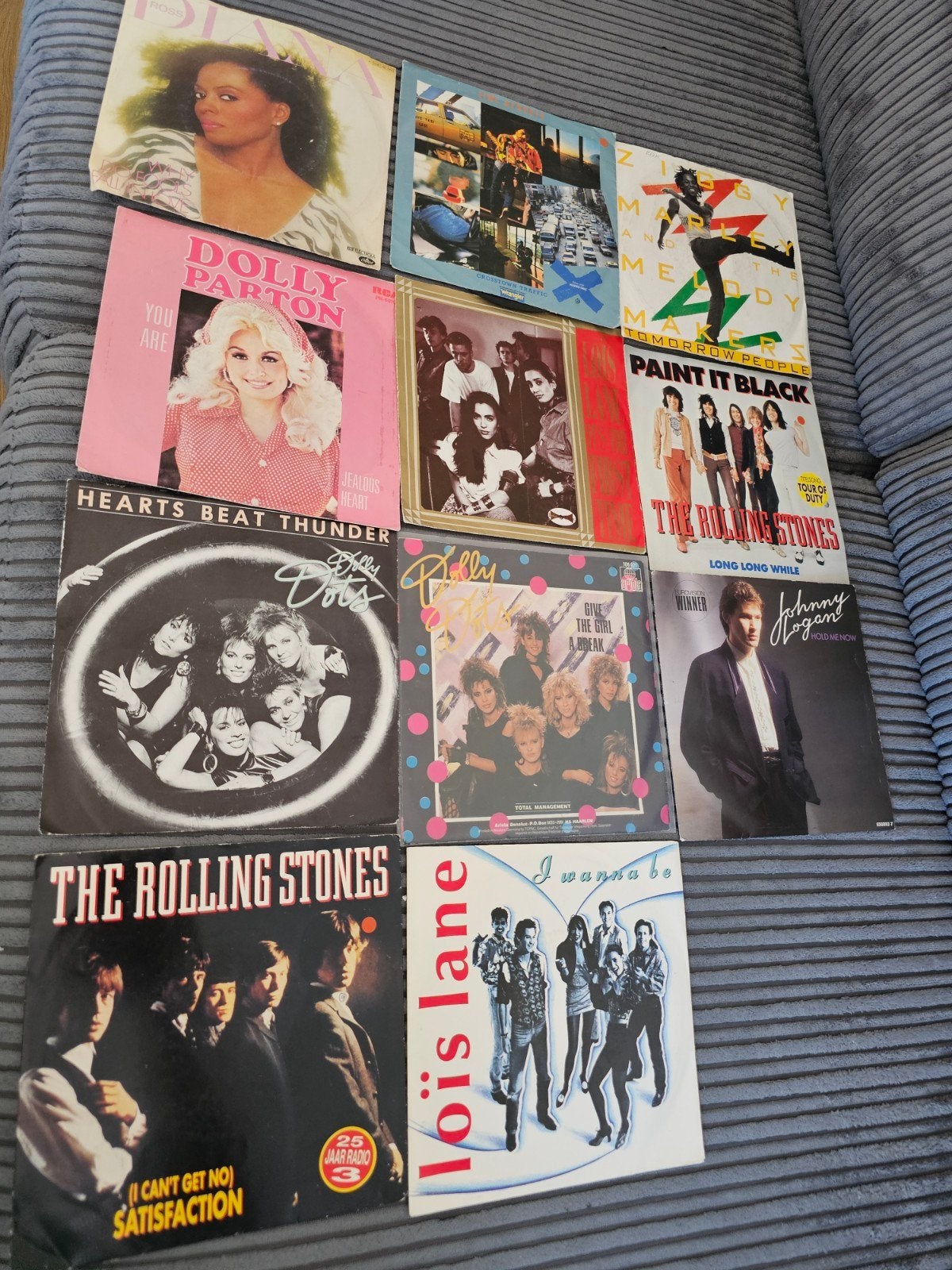 singels 11 stuks, jimi Hendrix, rollingstones, zie foto's, Ophalen of Verzenden, Zo goed als nieuw, Pop