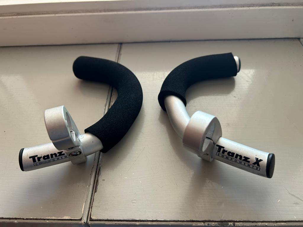 Bar Ends Aluminium Gebogen TRANZ X TRIBARS JD-806, Ophalen of Verzenden, Zo goed als nieuw, Overige materialen