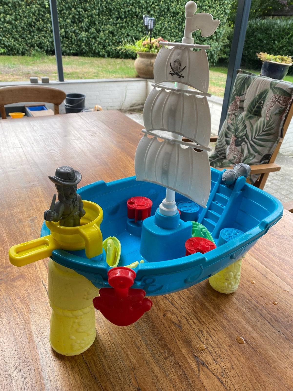 Piraten waterspeelset voor kinderen, Ophalen, Gebruikt