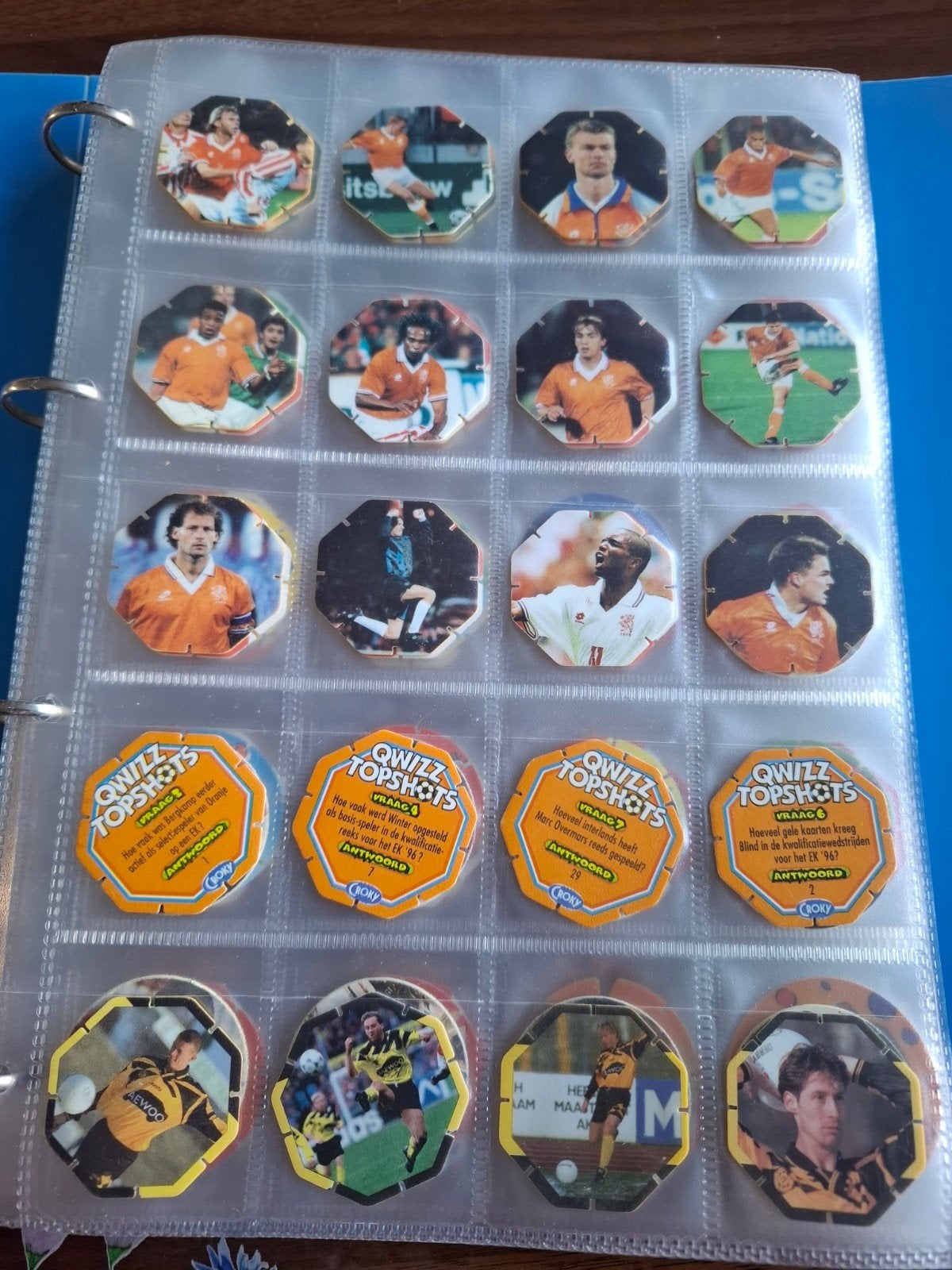 Grote verzameling Pogs / Flippo's in map, Ophalen of Verzenden, Gebruikt