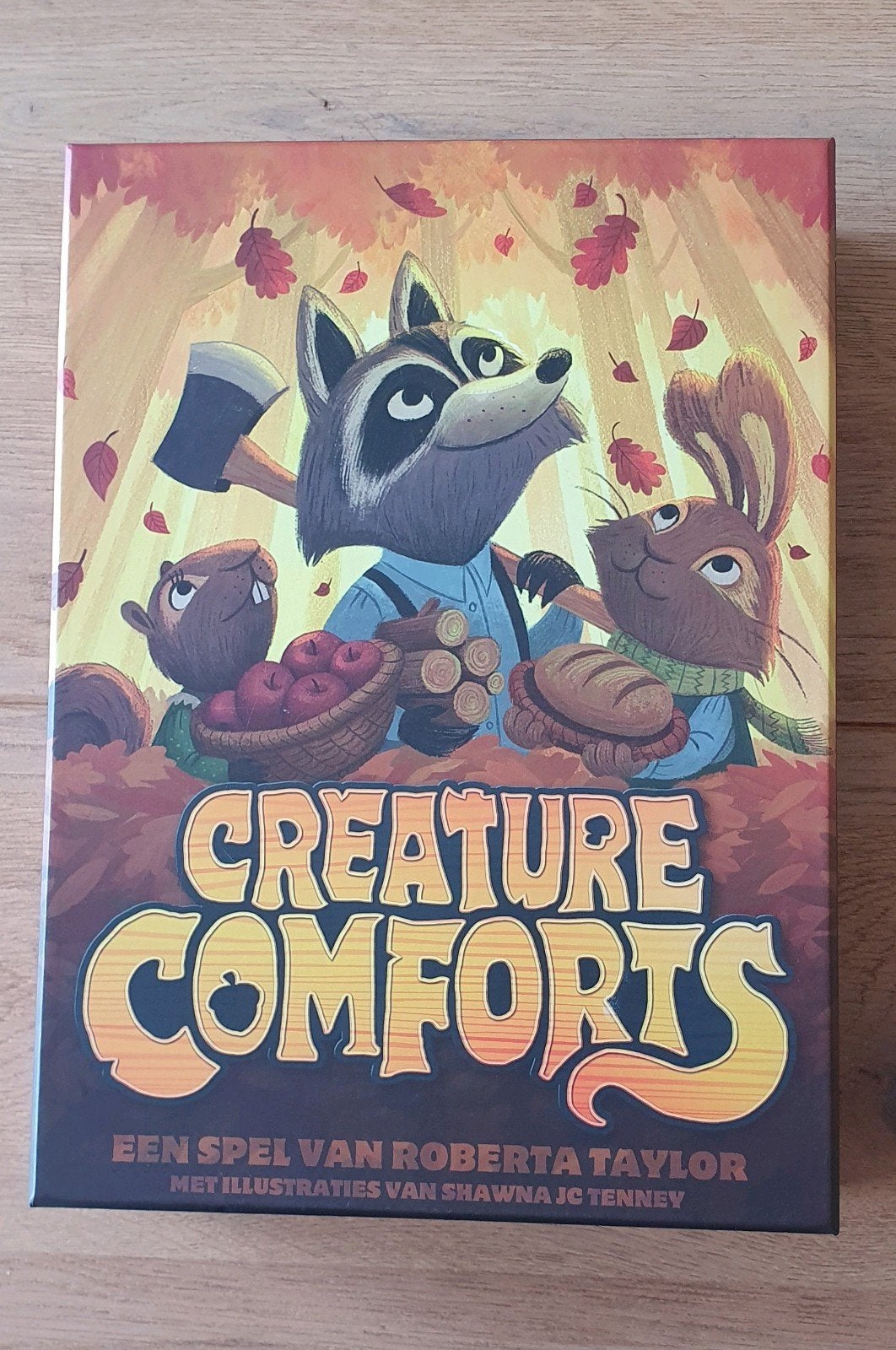 Creature Comforts bordspel, Hobby en Vrije tijd, Ophalen of Verzenden, Zo goed als nieuw, Happy meeple games
