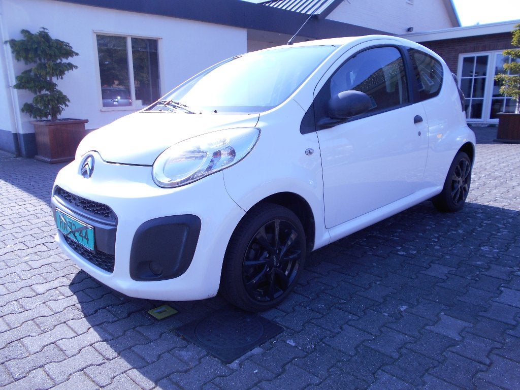 Citroën C1 1.0 3-DRS 2013 Wit, Voorwielaandrijving, Euro 5, Stof, Alarm
