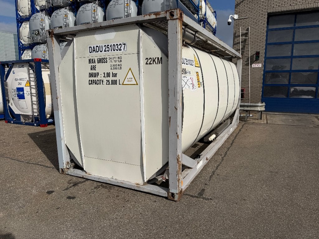 25.000L RVS Foodstuff Opslagtank – Glycol Koelen/Verwarmen, Ophalen