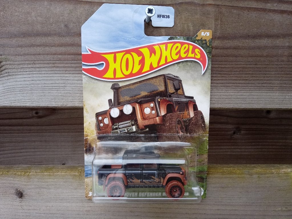 Land Rover Defender Double Cab '15 Hotwheels, Ophalen, Nieuw, Auto