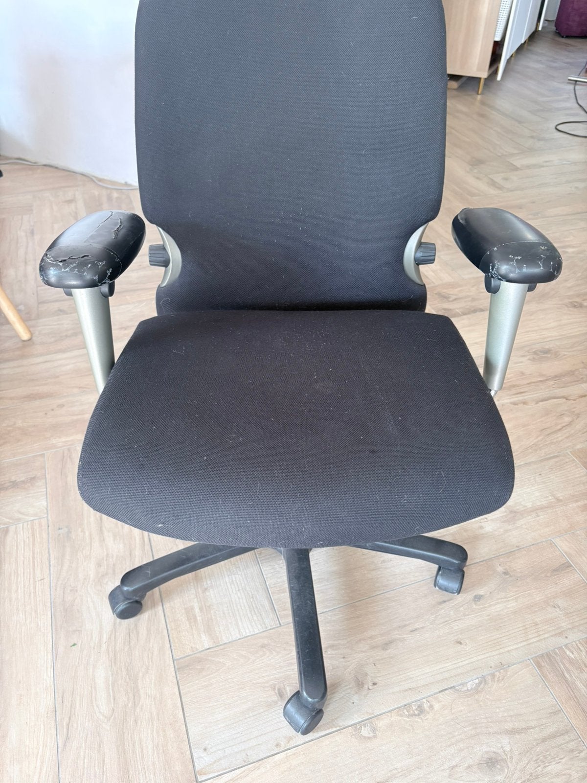 Ergonomische Bureaustoel, Huis en Inrichting, Bureaustoelen, Gebruikt, Zwart, Ophalen