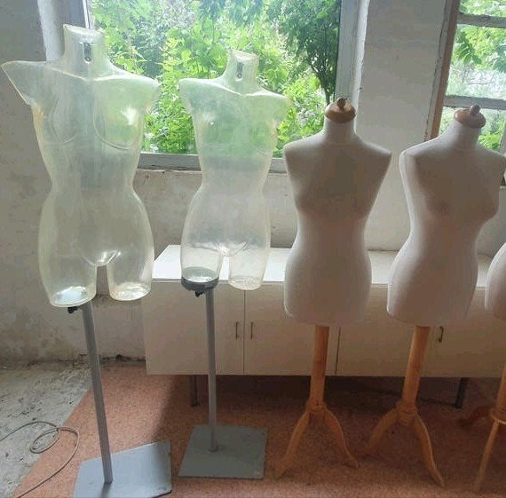 Set van 4 paspoppen (2 transparant, 2 stoffen), Ophalen