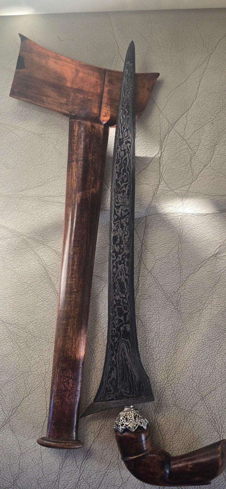 Antieke Indonesische Keris met Pamor Lemah, Ophalen of Verzenden