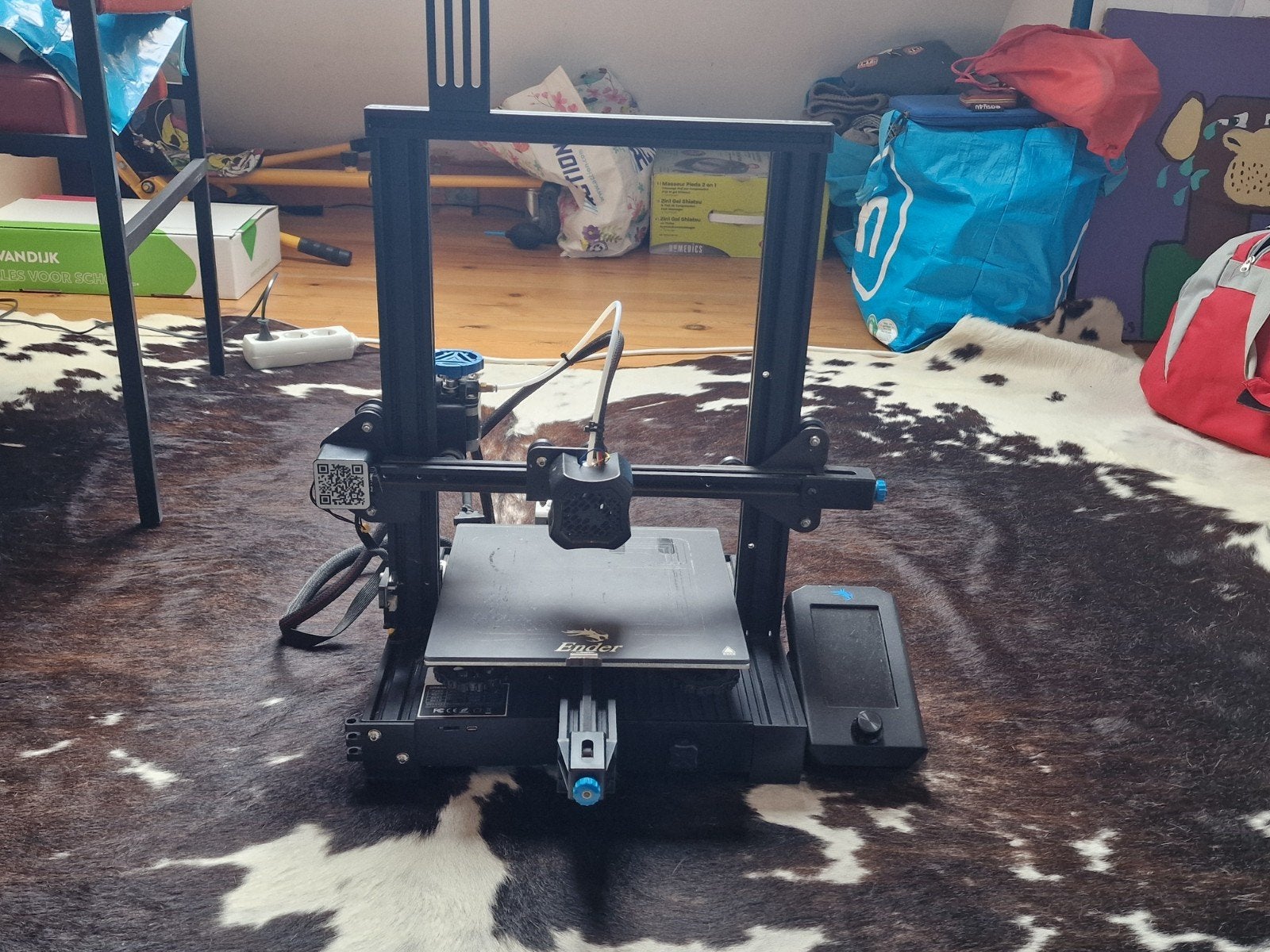 Creality Ender 3 V2 3D-printer ook nog een rol petg erbij!, Computers en Software, Ophalen, Gebruikt, Filament, Creality