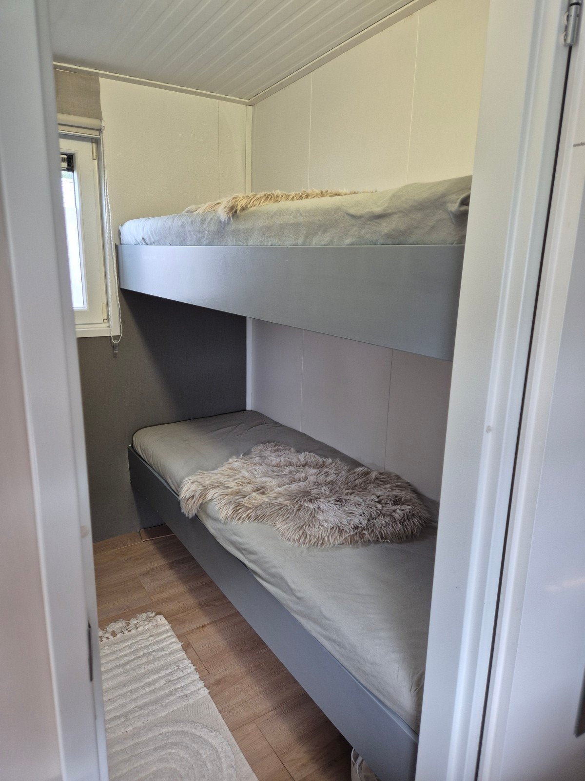 2x IKEA Lönset lattenbodem + 2x matras 70x200 cm, Ophalen, Gebruikt, 200 cm, Hout