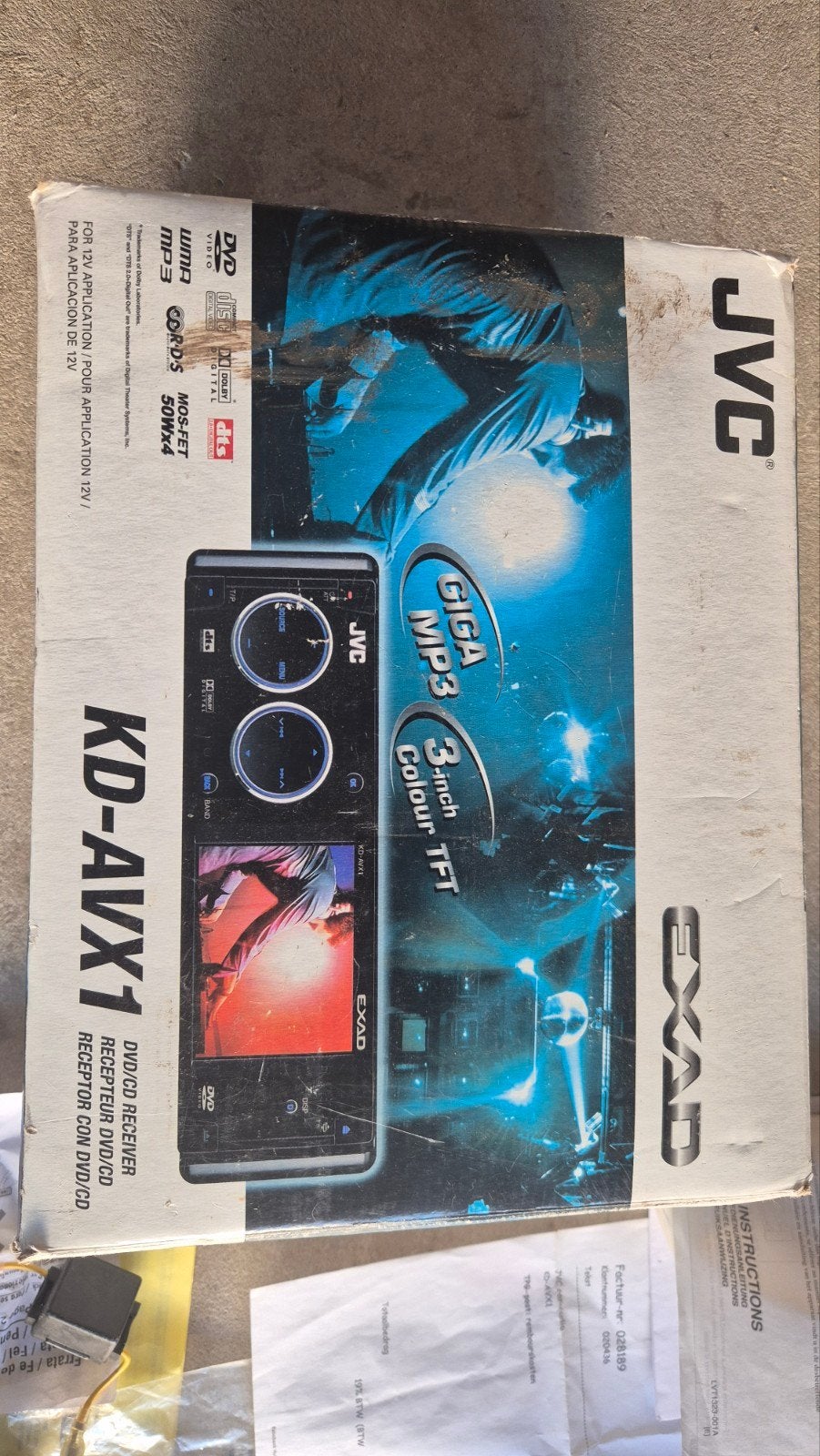 JVC KD-AVX1 autoradio collectors item compleet, Ophalen, Zo goed als nieuw