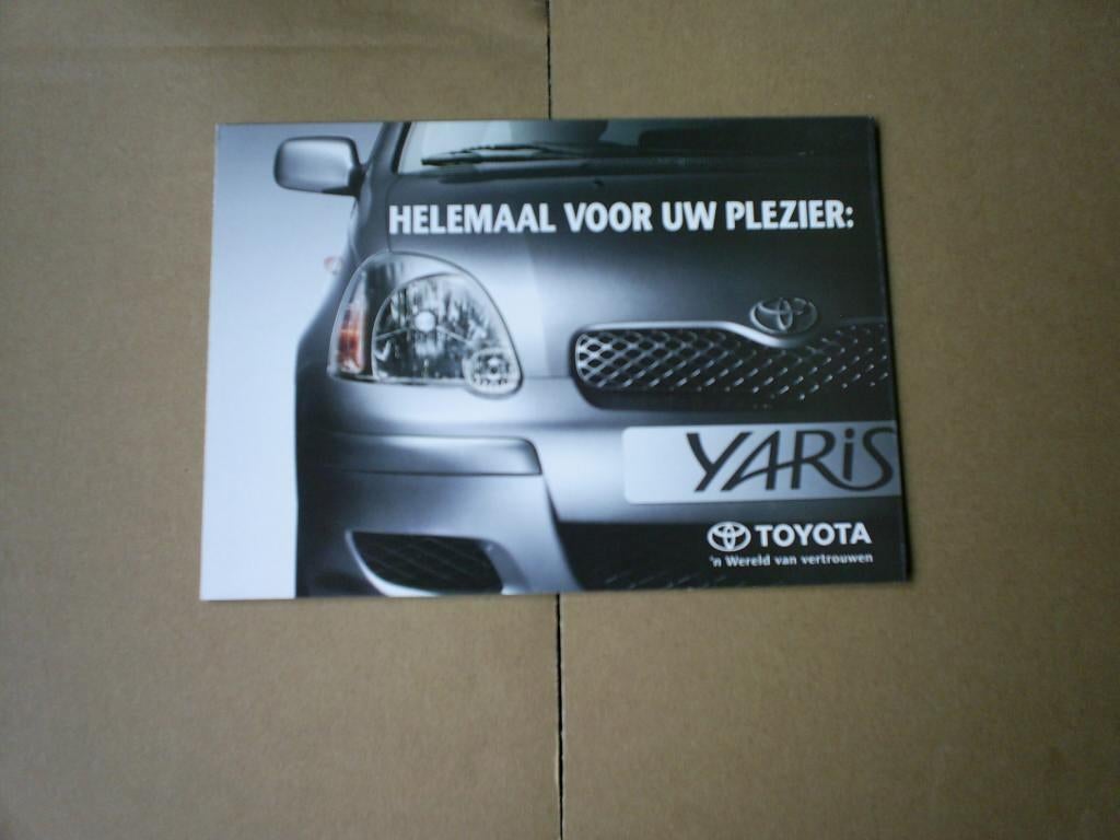 Toyota Yaris [ Helemaal ] 2003 6 pag., Verzenden, Zo goed als nieuw, Toyota