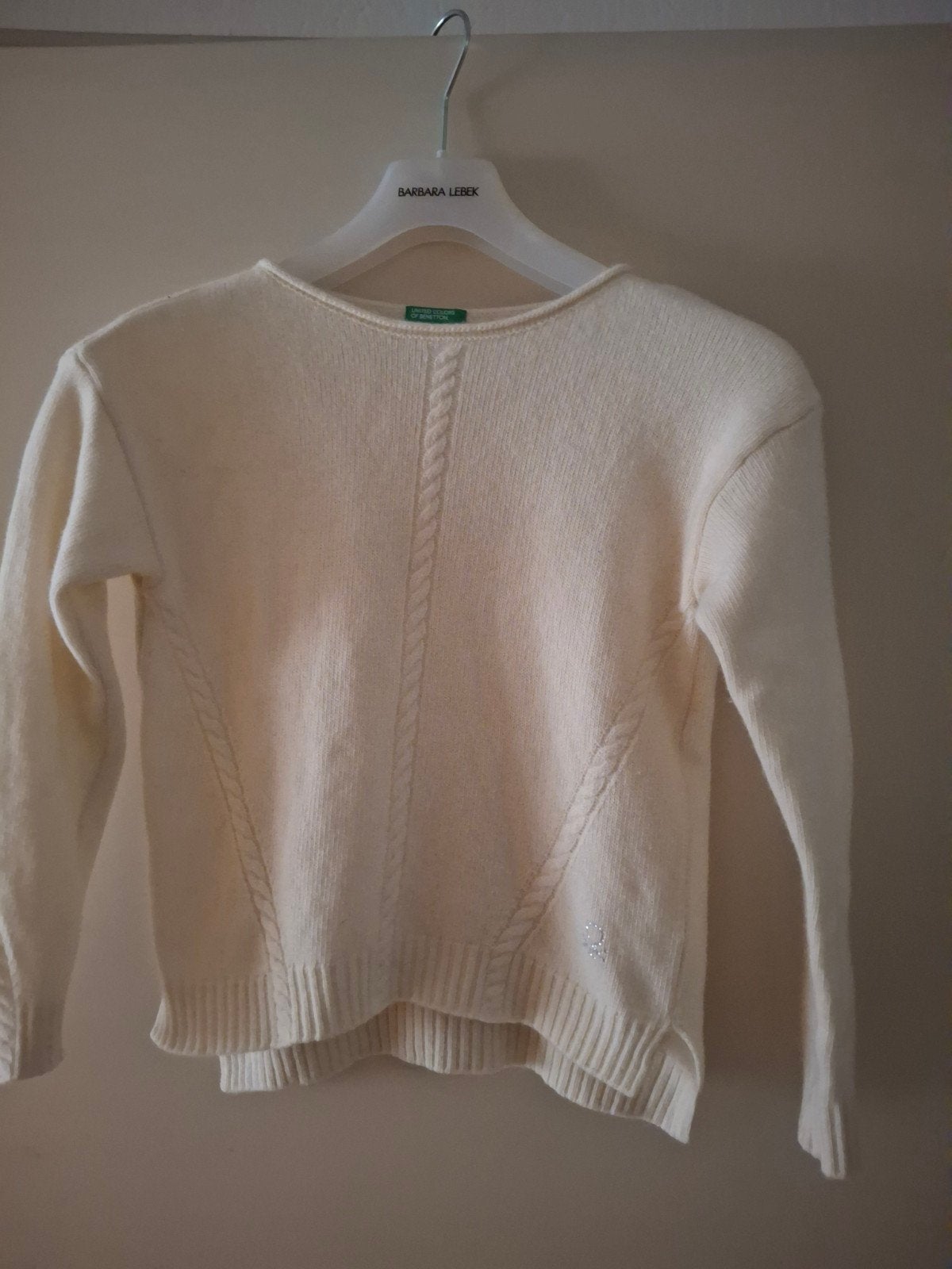 Benneton lamswollen trui, Kinderen en Baby's, Kinderkleding | Maat 134, Ophalen of Verzenden, Nieuw, Jongen of Meisje, Trui of Vest