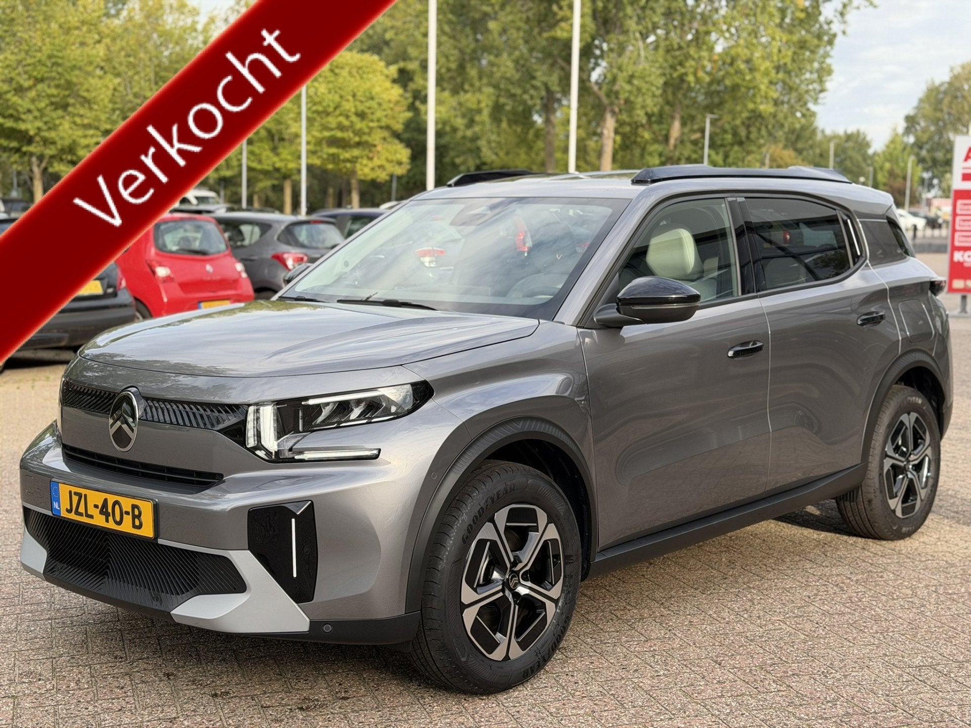 Citroën Ë-C3 Aircross Max 113pk Extended Range 54 kWh Elec, Dealer onderhouden, Stof, Gebruikt, Zwart