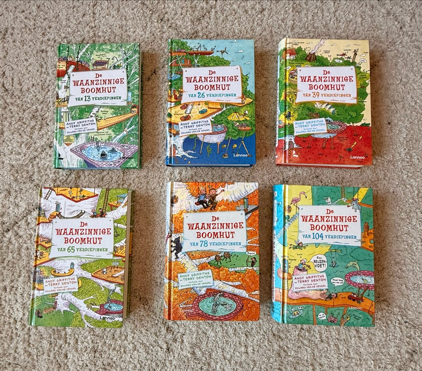 De Waanzinnige Boomhut serie - 6 boeken, Boeken, Ophalen of Verzenden, Zo goed als nieuw, Fictie