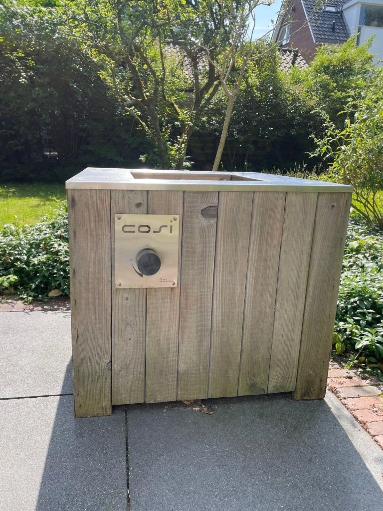 Cosi vuurtafel (Cosicube), Ophalen, Gebruikt