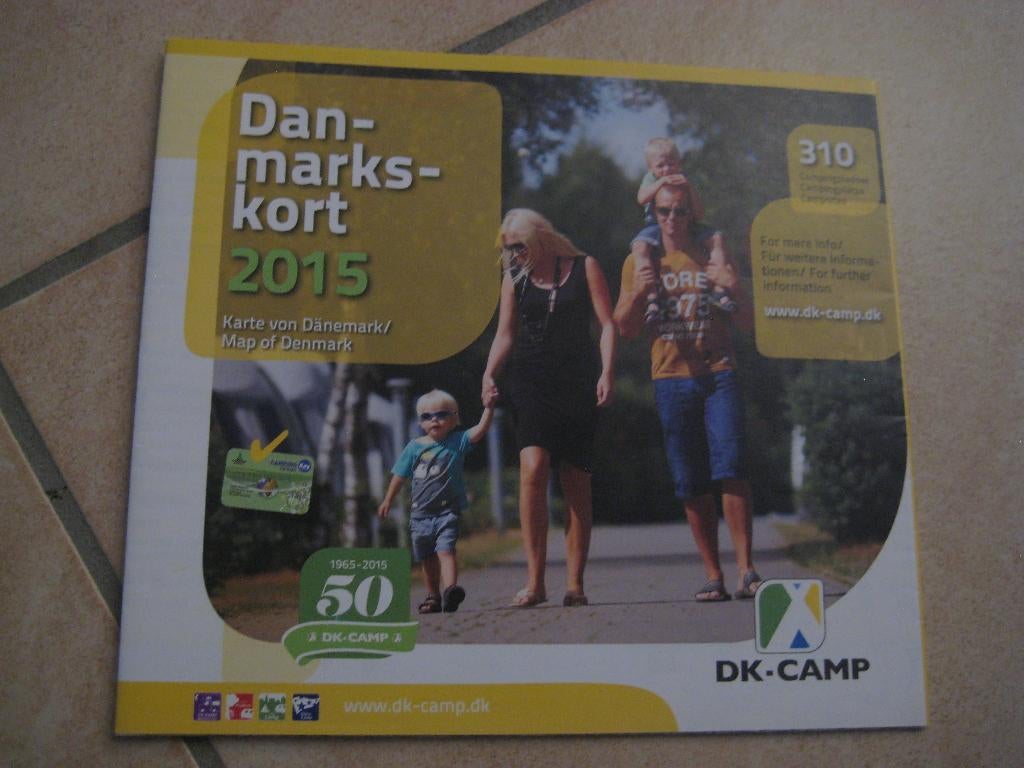 campingkaart van Denemarken, Gelezen, Verzenden, 2000 tot heden, Europa Overig