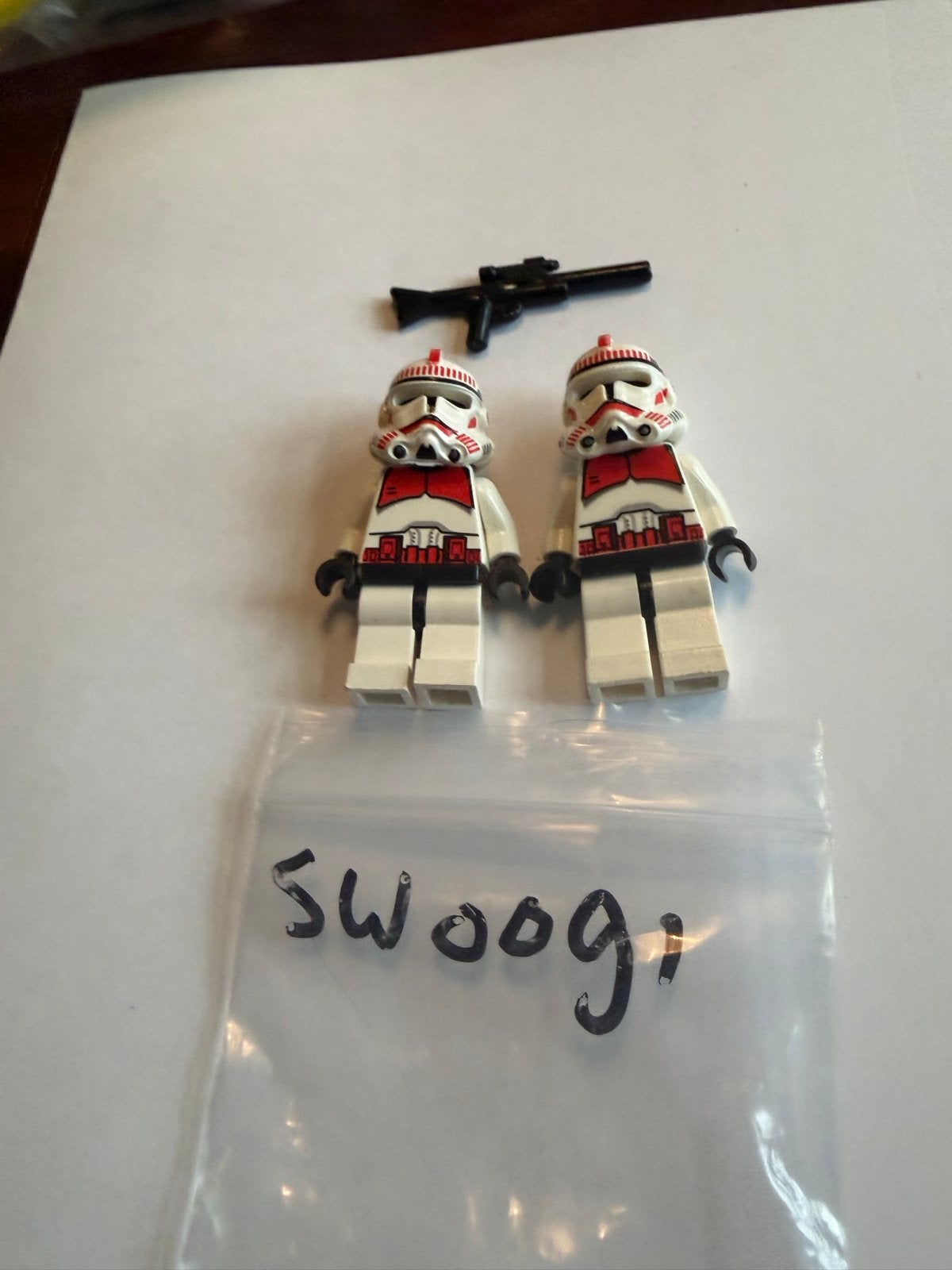 LEGO Star Wars Shock Trooper SW0091 minifigure (2 stuks), Kinderen en Baby's, Ophalen of Verzenden, Gebruikt