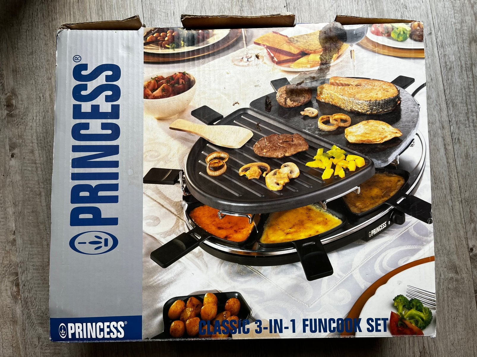 Princess gourmetstel – 1100 Watt, Ophalen of Verzenden, Gebruikt, 4 t/m 7 personen