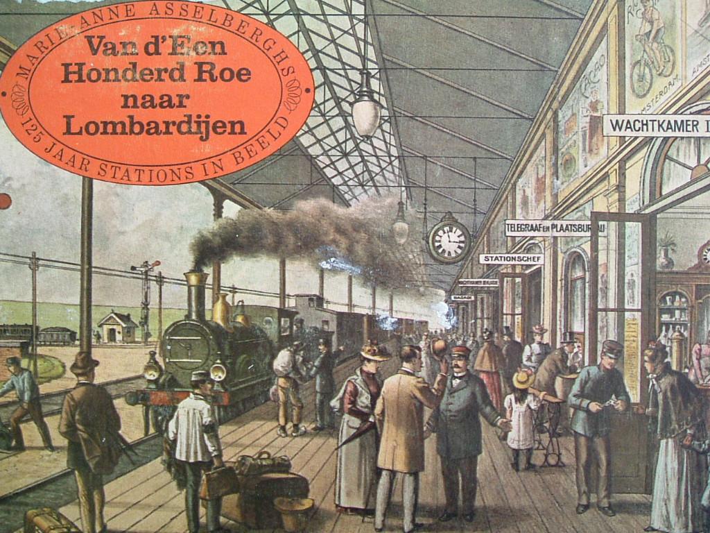 Van d'Een Honderd Roe naar Lombardijen., Ophalen of Verzenden, Gebruikt, Trein, Boek of Tijdschrift