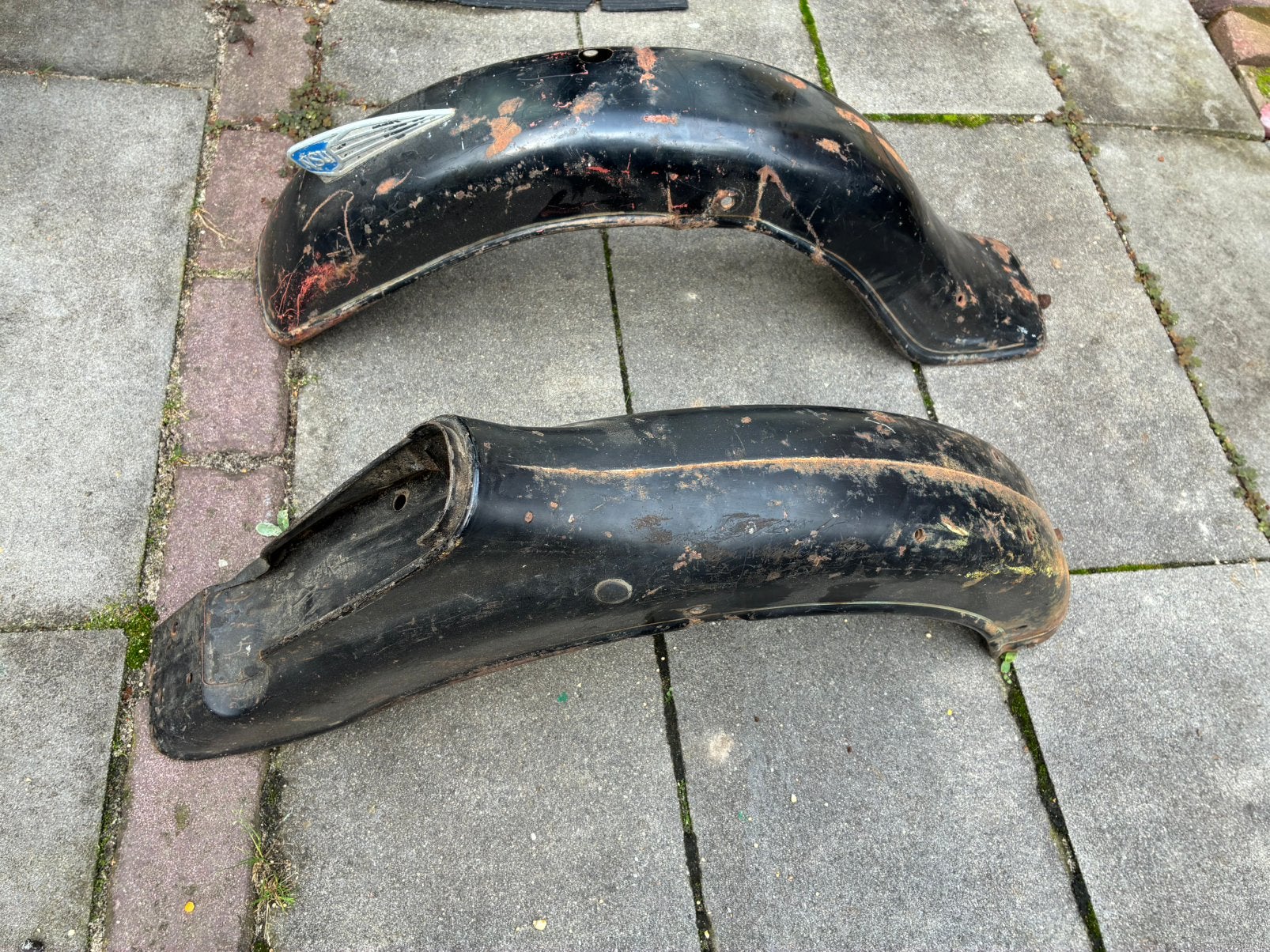 Nsu max voor +achterspatbord, Ophalen