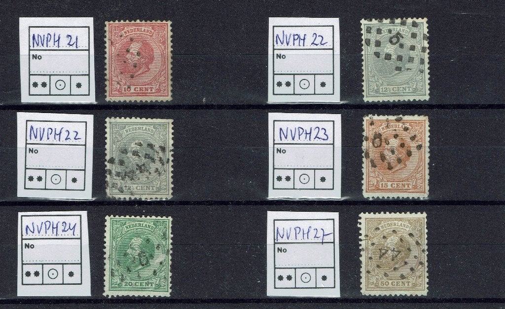 Nederland puntstempels, Postzegels en Munten, Verzenden, T/m 1940