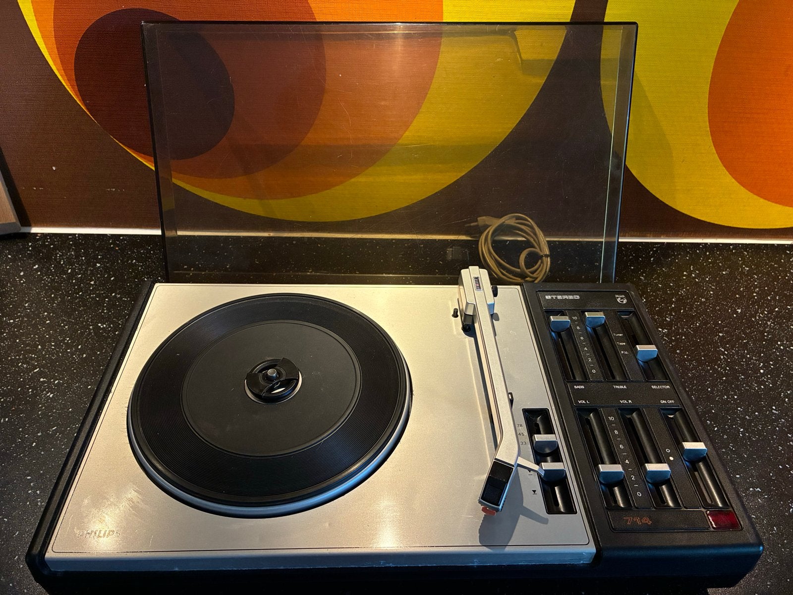 Philips Platenspeler - Werkt, nieuwe naald nodig, Ophalen, Gebruikt, Platenspeler, Philips