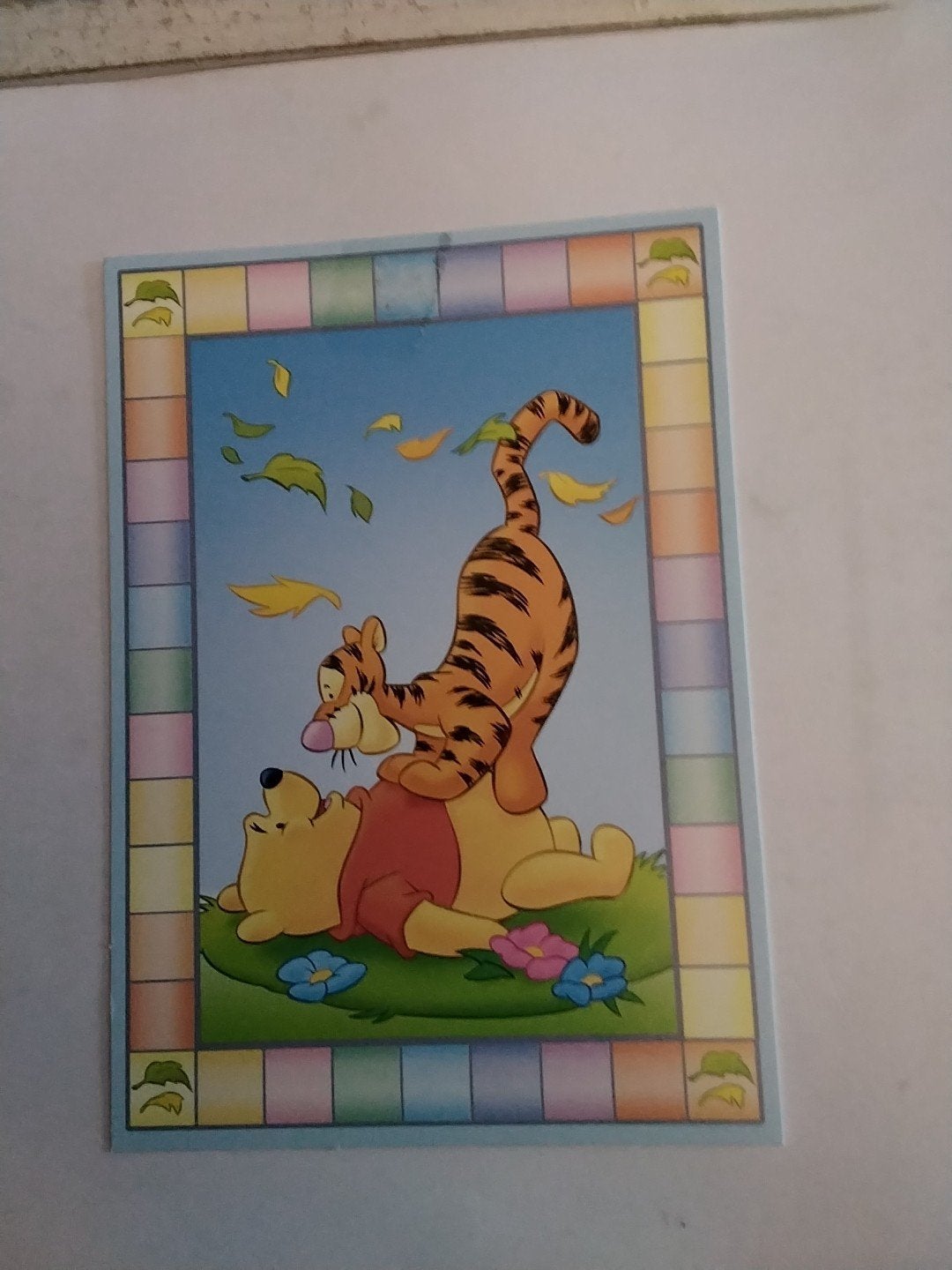 Winnie de Poeh en Teigetje ansichtkaart, Verzamelen, Ophalen of Verzenden