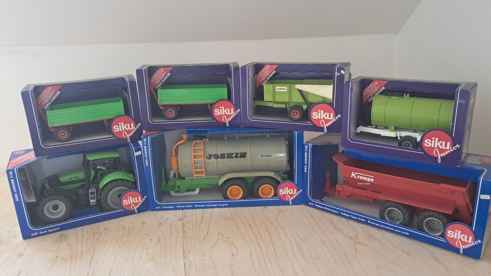 Siku junior / bruder patij 6650, 6671, 6670, Ophalen of Verzenden, Nieuw, Tractor of Landbouw, SIKU