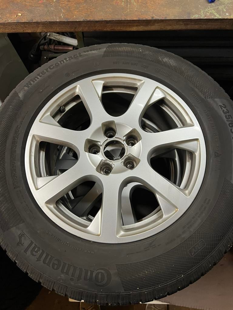 Winterbanden Audi Q5 - Continental Wintercontact, Ophalen, Gebruikt, Banden en Velgen, 17 inch