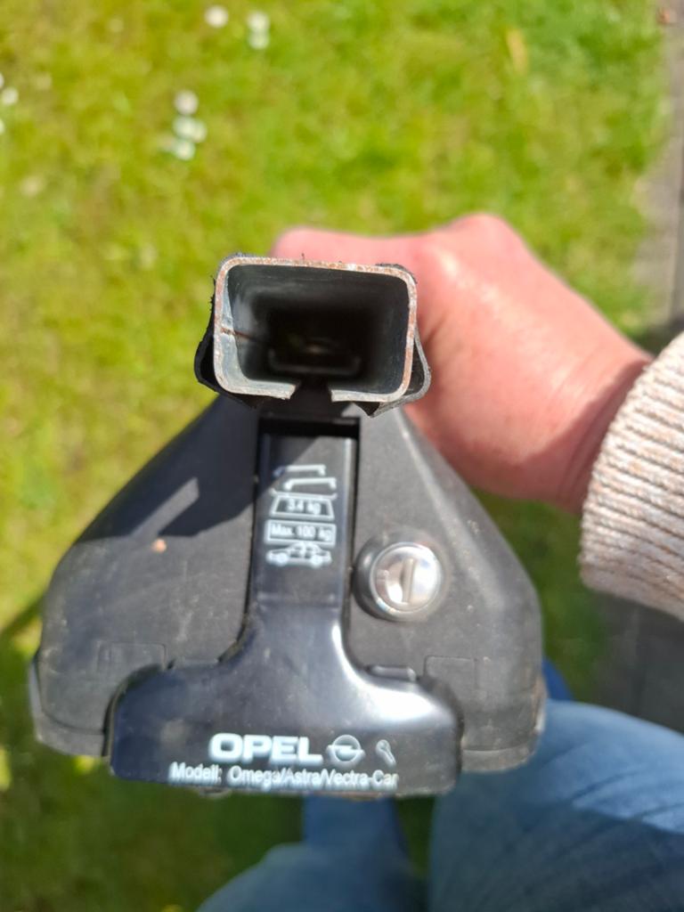 Opel dakdragers 100 cm breed - Omega/Astra/Vectra-Car, Auto diversen, Dakdragers, Ophalen, Gebruikt