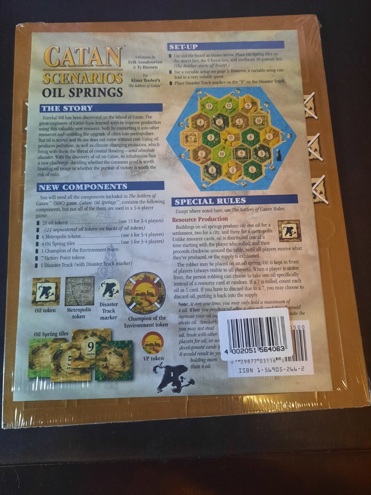 Catan Scenarios Oil Springs - Engels - Nieuw in verpakking, Hobby en Vrije tijd, Gezelschapsspellen | Bordspellen, Een of twee spelers