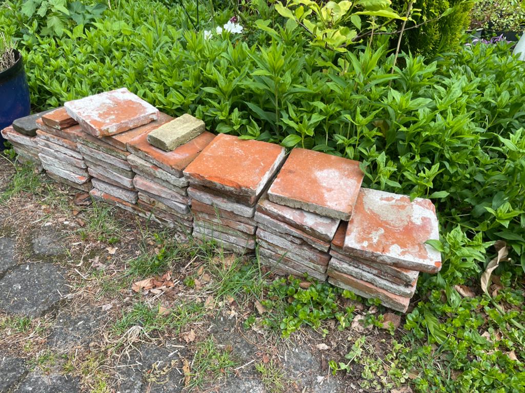 Antieke Esterik plavuizen, Tuin en Terras, Ophalen, Gebruikt, Keramiek, Overige typen
