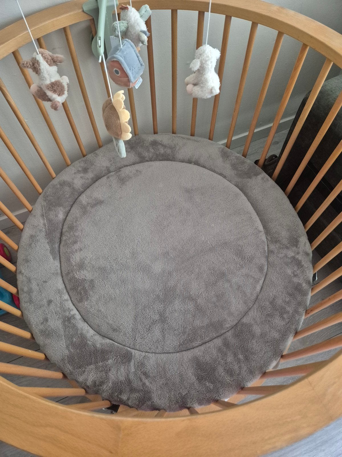 Baby's Only Boxkleed Cozy Urban Green Ø90 cm, Ophalen, Zo goed als nieuw, Rond, Boxkleed