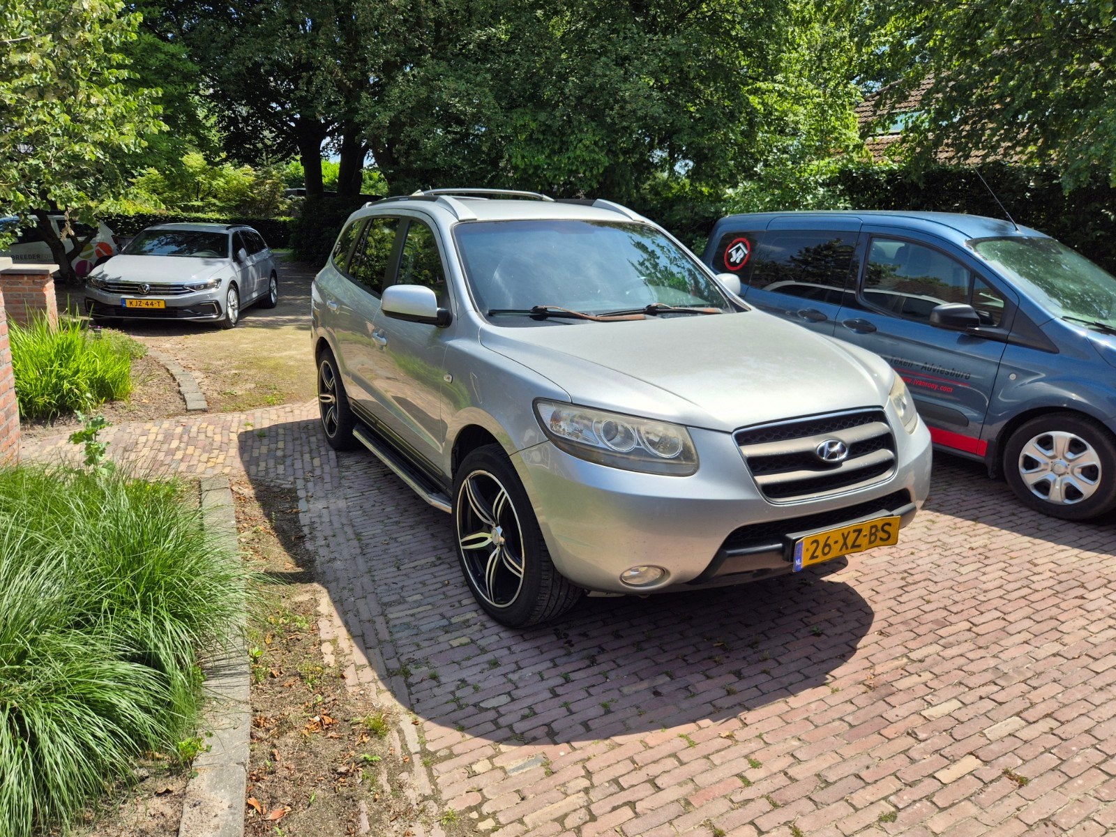 Hyundai Santa Fe 2.7 2WD 7-ST 2007 Grijs, Voorwielaandrijving, Santa Fe, 2000 kg, Handgeschakeld