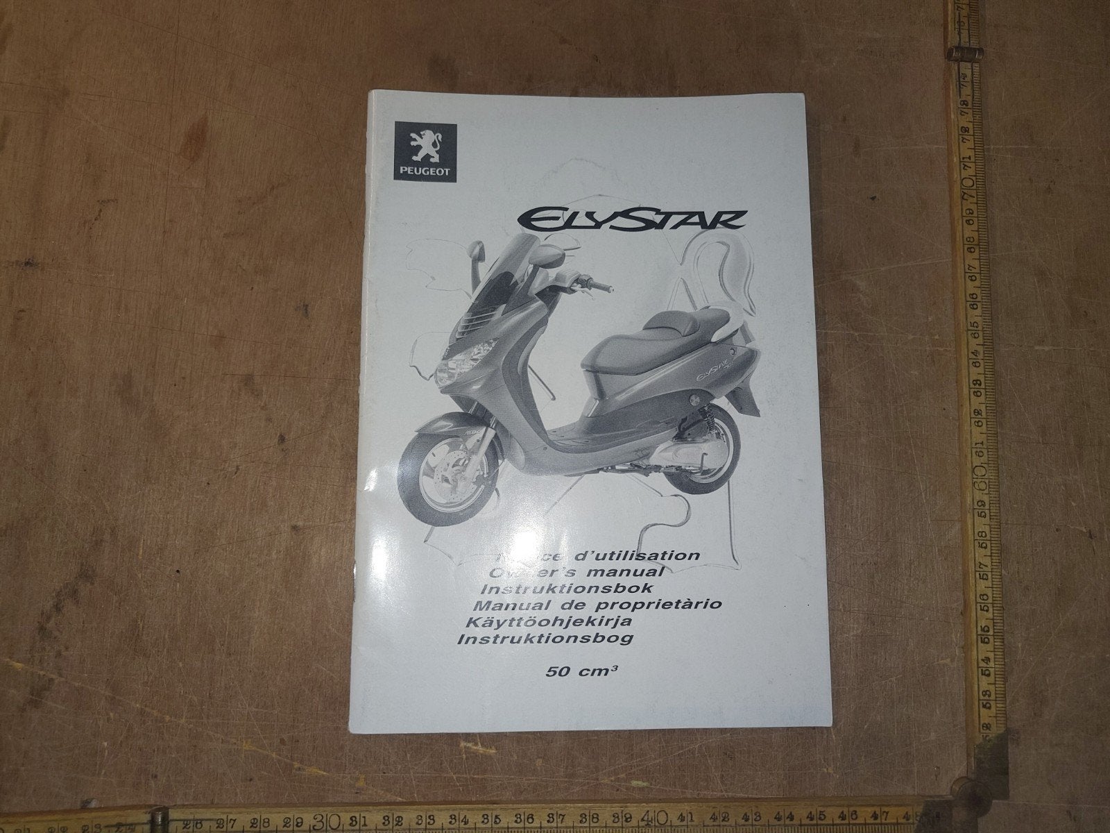 Handleiding Peugeot Elystar Scooter, Ophalen of Verzenden