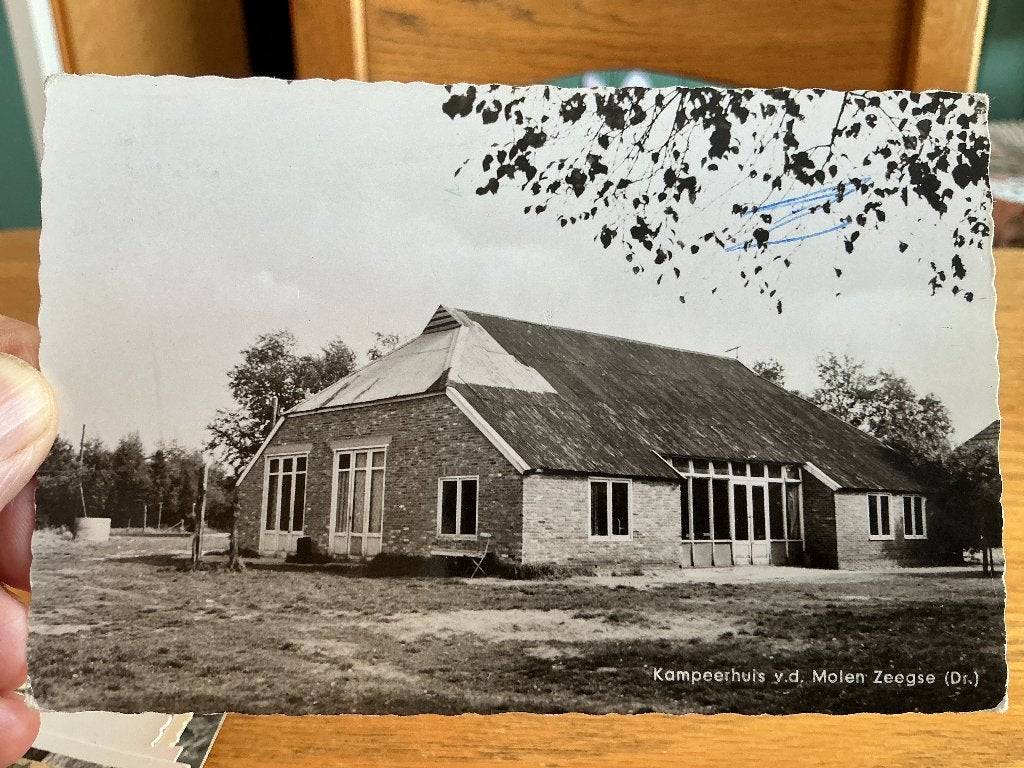 Zeegse paviljoen Duinoord en kampeerhuis, Verzenden, 1960 tot 1980, Gelopen, Drenthe