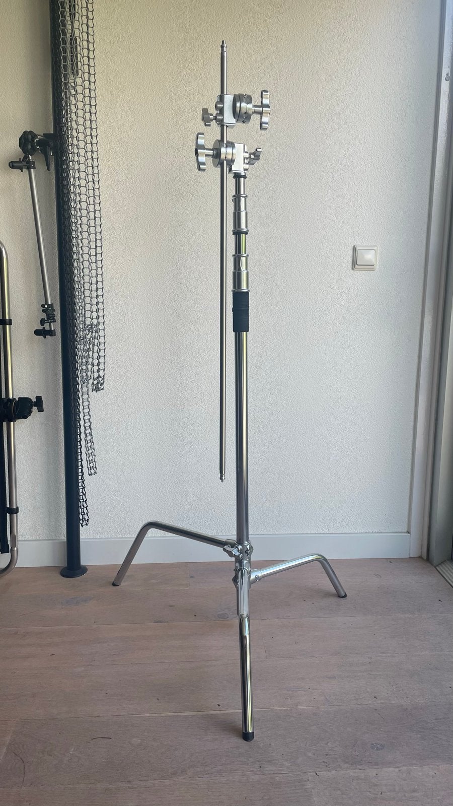 C-stand met boom arm - Heavy Duty Statief, Audio, Tv en Foto, Fotografie | Professionele apparatuur, Overige merken, Statief, Ophalen of Verzenden